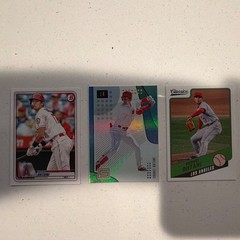 Shohei Ohtani Lot 3 Cards 2019 Bowman #26 Panini Status #14 Angels