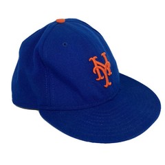 New York Mets New Era on Field Hat Size 7 3/8 Embroidered Dice Made in USA