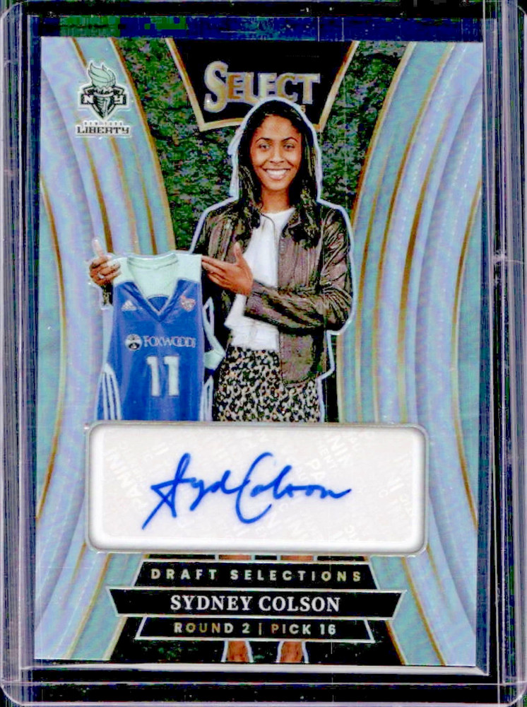 2025 Panini WNBA Select Sydney Colson Draft Selections Signatures Auto #14