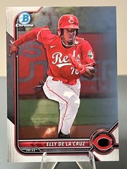 2022 Bowman Draft Chrome #BDC-80 Elly De La Cruz Cincinnati Reds