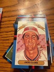 1988 Donruss Diamond Kings Jack Clark St Louis Cardinals Baseball Team Card #15