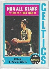 1974-75 TOPPS JOHN HAVLICEK CARD (CELTICS) #100