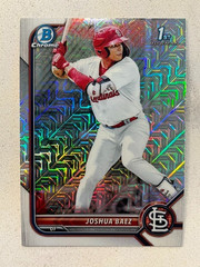 (1) JOSHUA BAEZ Cardinals 2022 Bowman 1st Chrome Mega Box MOJO REFRACTOR qty