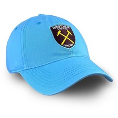 West Ham United Classic Hat Adjustable Crest Sky Blue Cap 1863FC New