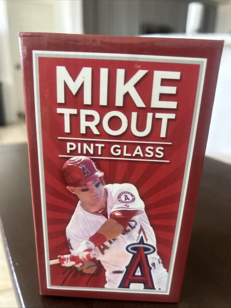 Mike Trout Los Angeles Angels MLB 2013 SGA Pint Glass NIB