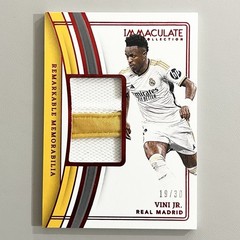 Vini Jr. 2023-24 Panini Immaculate Collection Remarkable Memorabilia Red 19/30