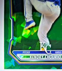 2026 1st Bowman Chrome Sapphire Kendry Chourio Green Refractor /99 Royals