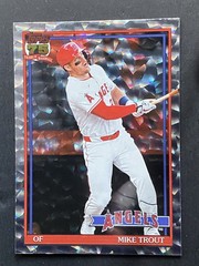 2026 Topps #T91-1 Mike Trout 75 Years Crackle Foil
