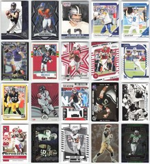 Starter Collection 1980s-Present HOF and Stars Lot of 100 NFL Football Cards