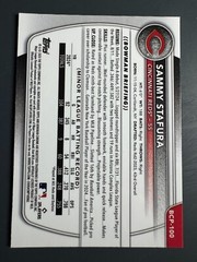 2025 Bowman Mega Box Sammy Stafura #BCP-100 1st Chrome Mojo Refractor (SS2)