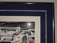 81/125 1991 Randy Owens Of Davy Jones & Raul Boesel Signed Jaguar Racing Art