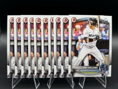 Lot (x10) 2025 Bowman Draft 1st Base Paper Max Williams #BD-68 Marlins