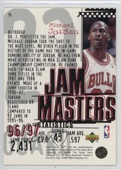 1997-98 Upper Deck UD3 Jam Masters Michael Jordan #15 HOF n8a