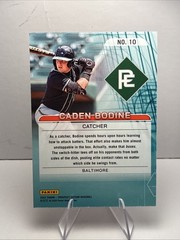2025 Panini Prospect Edition – 20-80 Scale Caden Bodine #10 Holo Silver /25 (RC)