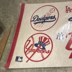 Dodgers Vs Yankees World Series 1977 Pennant MLB