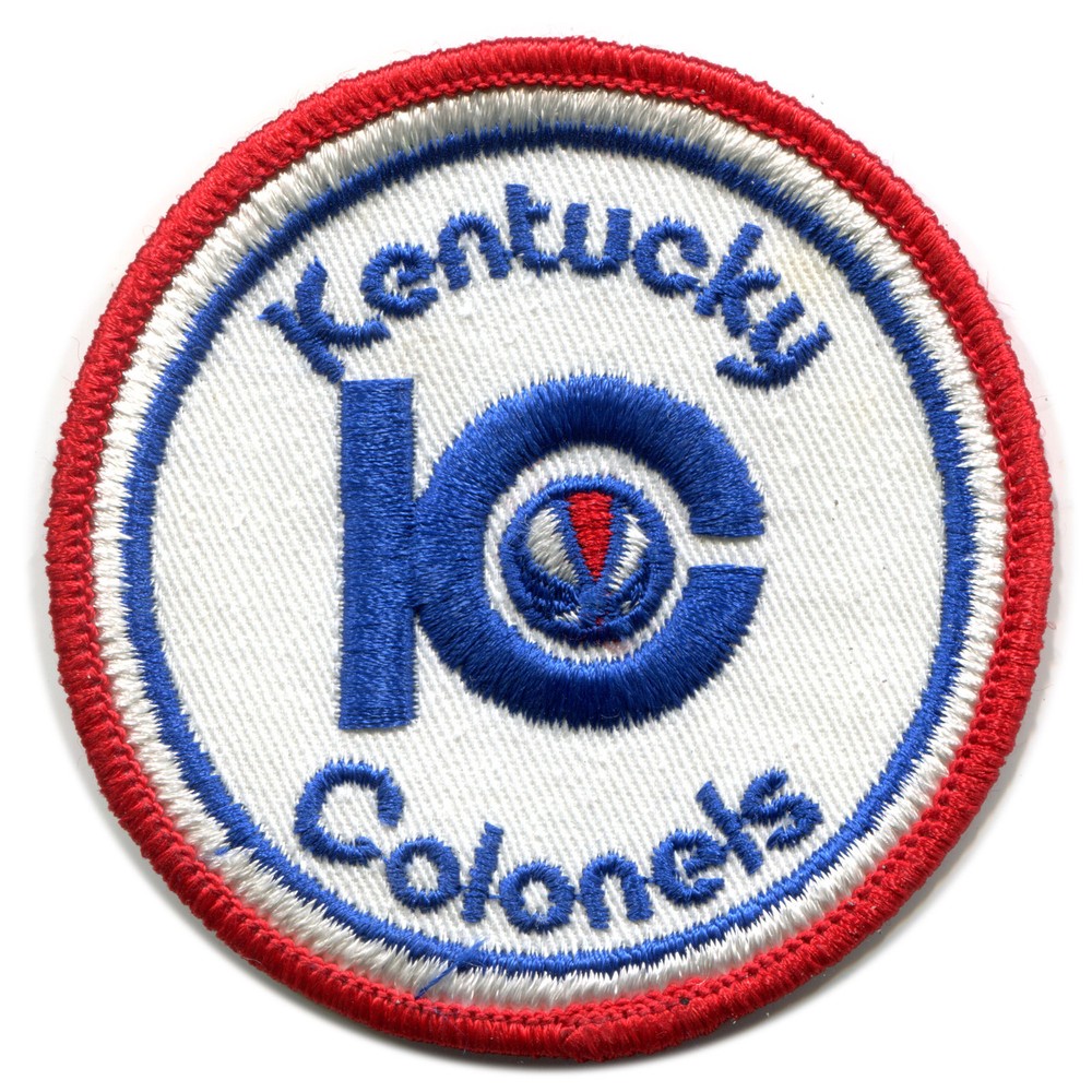 1970-76 KENTUCKY COLONELS ABA BASKETBALL VINTAGE 3&Prime; DEFUNCT TEAM LOGO PATCH