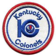 1970-76 KENTUCKY COLONELS ABA BASKETBALL VINTAGE 3&Prime; DEFUNCT TEAM LOGO PATCH