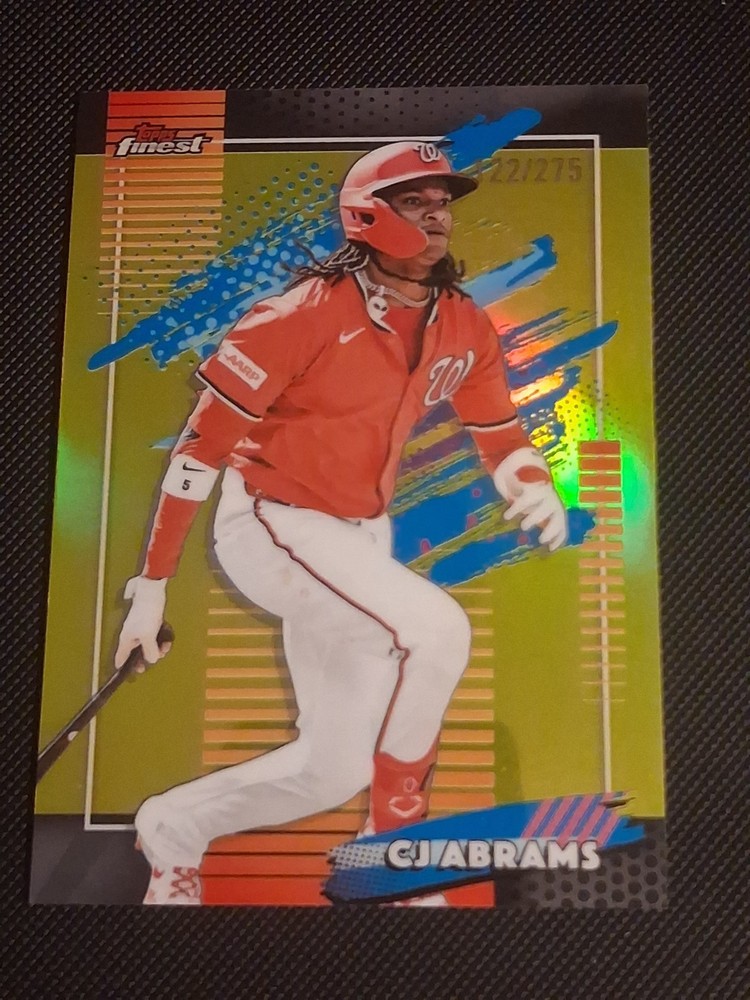 Topps 2025 Finest CJ Abrams Nationals #171 Serial Numbered /275 MLB