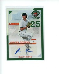 2025 Panini Prospect Edition Holo Green Prizm Autograph Auto #96 Joseph Dzierwa