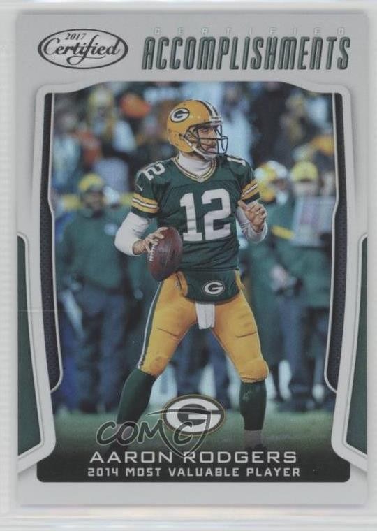 2017 Certified Accomplishments Aaron Rodgers #CA-AR 0a4