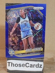 2025 Panini Prizm WNBA Blue Velocity Prizm #13 Ariel Atkins