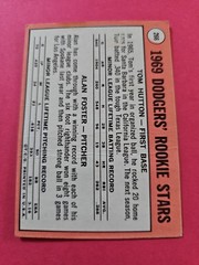 1969 Topps #266 Dodgers 1969 Rookie Stars (Tom Hutton / Alan Foster) RS, RC