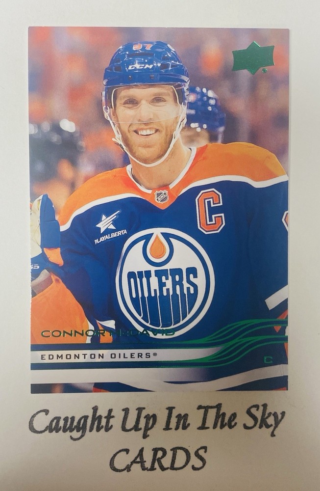 2025-26 Upper Deck Hockey Holiday Green Foil Singles–Pick Your Card