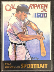 1992 Sportraits Cal Ripken Jr. 1600 Baltimore Orioles /10000 – NMT See Photos