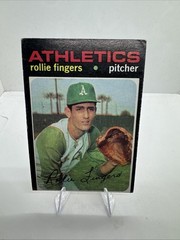 1971 Topps HOF Rollie Fingers #384 Oakland Athletics VG-EX Vintage