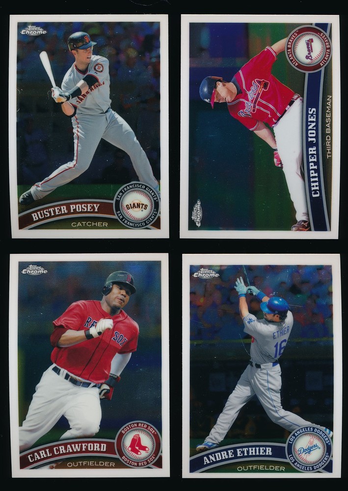 2011 Topps Chrome BB – You Pick – Complete Your Set (F86)