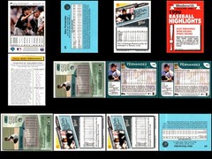 Alex Fernandez (49) Card Lot – GOING, GOING… ALMOST GONE! DON’T WAIT!