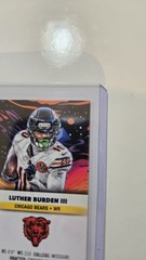 2025 Topps Chrome Cosmic NFL Luther Burden III Green Space Dust 31/75 #117 (RC)