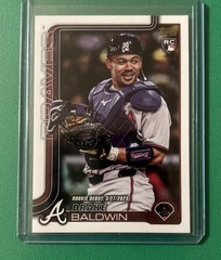 2025 Topps Update Drake Baldwin US113 Golden Mirror Image Variation SSP RC
