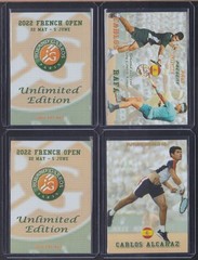 1/1 CARLOS ALCARAZ batch inc PSA 10 + #2/3 AUTO +JANNIK SINNER LEAF/TOPPS CHROME