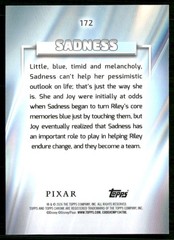2026 Topps Chrome Disney #172 Sadness