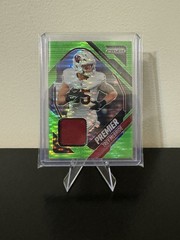 2025 Panini Prizm Premier Jerseys Trey McBride Neon Green Pulsar #2 PJY-TME