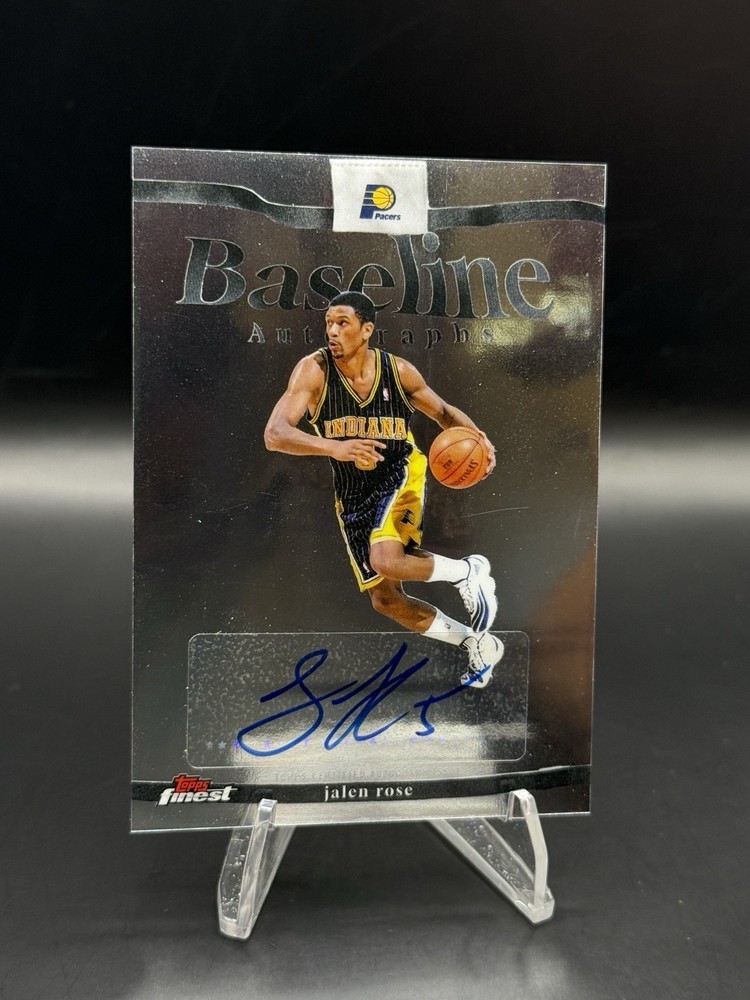 2026 JALEN ROSE AUTO TOPPS FINEST BASELINE AUTOGRAPHS
