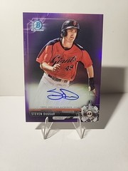 2017 Bowman Chrome – Prospect Autographs Steven Duggar #CPA-SD Purple Refractor