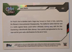 2026 Topps NOW WWE – Sol Ruca Gold Foil /50 – Clash in Italy