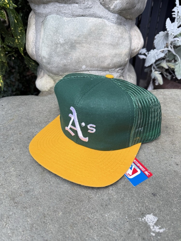 Brand New Vintage 80’s Twins Enterprise Oakland Athletics MLB Trucker SnapBack