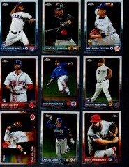 2015 TOPPS CHROME BASEBALL COMPLETE YOUR SET 1-200 BUY MORE, SAVE MORE