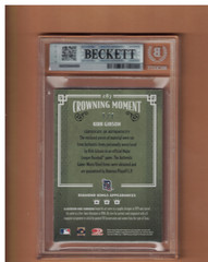 Kirk Gibson 2005 Donruss Diamond Kings Signature Framed Black Platinum 1/1 AUTH
