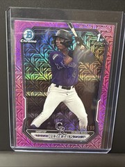 2026 Bowman Baseball Wilder Dalis 1st Bowman Pink Mojo Refractor 14/199 SP