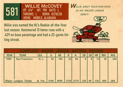 WILLIE McCOVEY 59### BUY 5 GET 1 FREE ### or 30% OFF 12 OR MORE