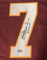 Joe Theismann of the Redskins Autographed « 83 MVP » Custom #7 Jersey Beckett