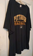 Fruit of the Loom Men&rsquo;s Pittsburgh Pirates « Let&rsquo;s Go Bucs » Black T-Shirt 3XL