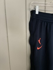 Nike Engineered Tear-Away Pants S Small Navy Blue WNBA Logo Basketball Warm Ups