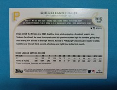 2022 Topps Holiday Diego Castillo RC #HW192 Pittsburgh Pirates