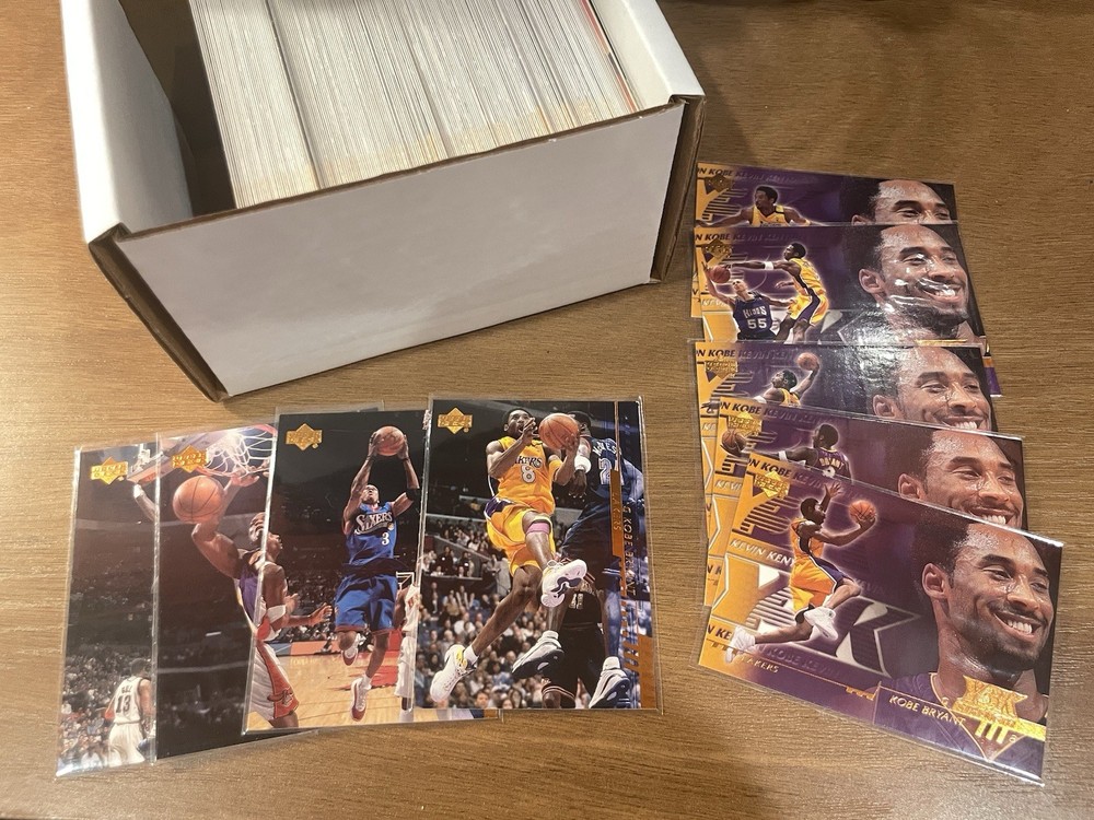 2000-01 Upper Deck Basketball Series 1 Set 1-200 w/o RCs – Includes 5x Kobe Y3K!