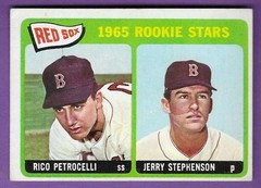 1965 Topps – #74 Boston Red Sox Rookie Stars – Petrocelli RC – Ex